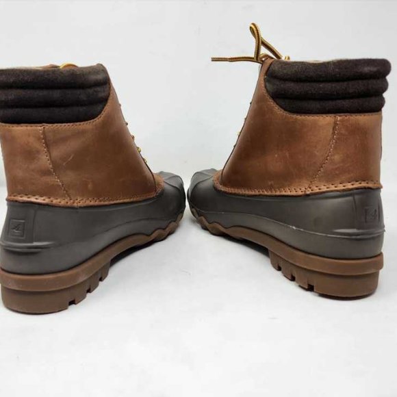 Men\'s 8 Sperry Avenue duck boot in Tan / Brown winter rain boots main image 7